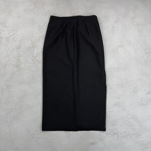 Vintage Josephine Chaus Black Ankle Length Skirt Women's 8P